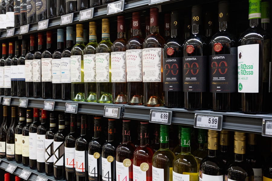 Wein Abteilung 
